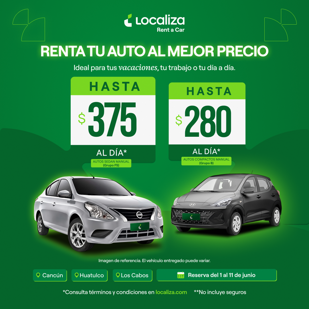 Renta tu auto al mejor precio